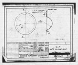 Manufacturer's drawing for Boeing Aircraft Corporation B-17 Flying Fortress. Drawing number 21-5347