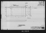 Manufacturer's drawing for North American Aviation B-25 Mitchell Bomber. Drawing number 108-71105