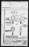 Manufacturer's drawing for North American Aviation P-51 Mustang. Drawing number 5B9