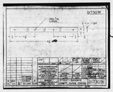 Manufacturer's drawing for Beechcraft Beech Staggerwing. Drawing number D173091