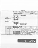Manufacturer's drawing for Bell Aircraft P-39 Airacobra. Drawing number 33-732-015
