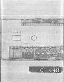 Manufacturer's drawing for Bell Aircraft P-39 Airacobra. Drawing number 33-634-039