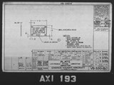 Manufacturer's drawing for Chance Vought F4U Corsair. Drawing number 33018