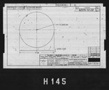 Manufacturer's drawing for North American Aviation B-25 Mitchell Bomber. Drawing number 98-58361