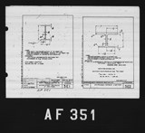 Manufacturer's drawing for North American Aviation B-25 Mitchell Bomber. Drawing number 3e2