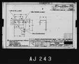 Manufacturer's drawing for North American Aviation B-25 Mitchell Bomber. Drawing number 108-54731