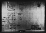 Manufacturer's drawing for North American Aviation B-25 Mitchell Bomber. Drawing number 98-61108