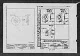 Manufacturer's drawing for North American Aviation B-25 Mitchell Bomber. Drawing number 2W3 2W4