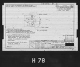 Manufacturer's drawing for North American Aviation B-25 Mitchell Bomber. Drawing number 98-54736