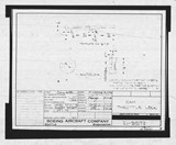 Manufacturer's drawing for Boeing Aircraft Corporation B-17 Flying Fortress. Drawing number 21-9572