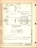 Manufacturer's drawing for Generic Parts - Aviation Standards. Drawing number an6250