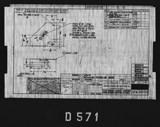 Manufacturer's drawing for North American Aviation B-25 Mitchell Bomber. Drawing number 62a-310726
