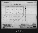 Manufacturer's drawing for North American Aviation B-25 Mitchell Bomber. Drawing number 98-54045
