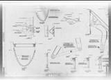 Manufacturer's drawing for North American Aviation B-25 Mitchell Bomber. Drawing number 108-103001