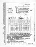 Manufacturer's drawing for Generic Parts - Aviation General Manuals. Drawing number AN792