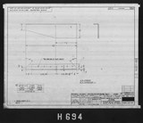 Manufacturer's drawing for North American Aviation B-25 Mitchell Bomber. Drawing number 108-113274
