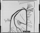 Manufacturer's drawing for Lockheed Corporation P-38 Lightning. Drawing number 196609
