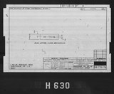 Manufacturer's drawing for North American Aviation B-25 Mitchell Bomber. Drawing number 98-735179