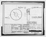 Manufacturer's drawing for Boeing Aircraft Corporation B-17 Flying Fortress. Drawing number 21-9764