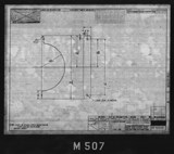 Manufacturer's drawing for North American Aviation B-25 Mitchell Bomber. Drawing number 98-53326