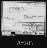 Manufacturer's drawing for Vultee Aircraft Corporation BT-13 Valiant. Drawing number 74-64020