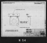 Manufacturer's drawing for North American Aviation B-25 Mitchell Bomber. Drawing number 98-66080