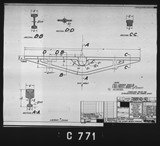 Manufacturer's drawing for Douglas Aircraft Company C-47 Skytrain. Drawing number 4112106