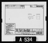 Manufacturer's drawing for Packard Packard Merlin V-1650. Drawing number 622129