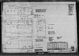 Manufacturer's drawing for North American Aviation B-25 Mitchell Bomber. Drawing number 98-54012