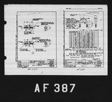 Manufacturer's drawing for North American Aviation B-25 Mitchell Bomber. Drawing number 5b5