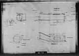 Manufacturer's drawing for North American Aviation B-25 Mitchell Bomber. Drawing number 98-53466