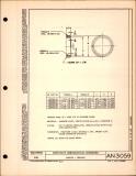 Manufacturer's drawing for Generic Parts - Aviation Standards. Drawing number an3059