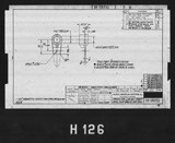 Manufacturer's drawing for North American Aviation B-25 Mitchell Bomber. Drawing number 98-58252