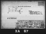 Manufacturer's drawing for Chance Vought F4U Corsair. Drawing number 19608