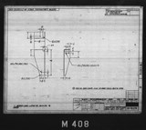 Manufacturer's drawing for North American Aviation B-25 Mitchell Bomber. Drawing number 98-48070