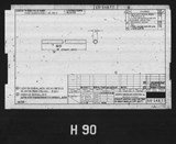 Manufacturer's drawing for North American Aviation B-25 Mitchell Bomber. Drawing number 98-54877