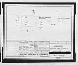 Manufacturer's drawing for Boeing Aircraft Corporation B-17 Flying Fortress. Drawing number 41-1149
