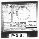 Manufacturer's drawing for Boeing Aircraft Corporation B-17 Flying Fortress. Drawing number 21-5522