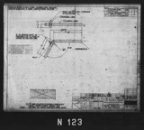 Manufacturer's drawing for North American Aviation B-25 Mitchell Bomber. Drawing number 98-73565