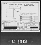 Manufacturer's drawing for Boeing Aircraft Corporation B-17 Flying Fortress. Drawing number 21-9423