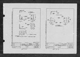 Manufacturer's drawing for North American Aviation B-25 Mitchell Bomber. Drawing number 2C9 2C10