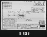 Manufacturer's drawing for North American Aviation P-51 Mustang. Drawing number 104-58486