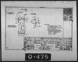 Manufacturer's drawing for Chance Vought F4U Corsair. Drawing number 19466