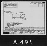 Manufacturer's drawing for Lockheed Corporation P-38 Lightning. Drawing number 197743