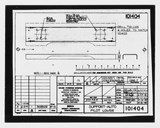 Manufacturer's drawing for Beechcraft AT-10 Wichita - Private. Drawing number 101404
