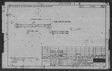 Manufacturer's drawing for North American Aviation B-25 Mitchell Bomber. Drawing number 98-733119