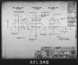 Manufacturer's drawing for Chance Vought F4U Corsair. Drawing number 19826
