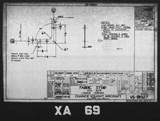 Manufacturer's drawing for Chance Vought F4U Corsair. Drawing number 19927