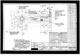 Manufacturer's drawing for Lockheed Corporation P-38 Lightning. Drawing number 184579