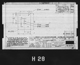 Manufacturer's drawing for North American Aviation B-25 Mitchell Bomber. Drawing number 98-54121